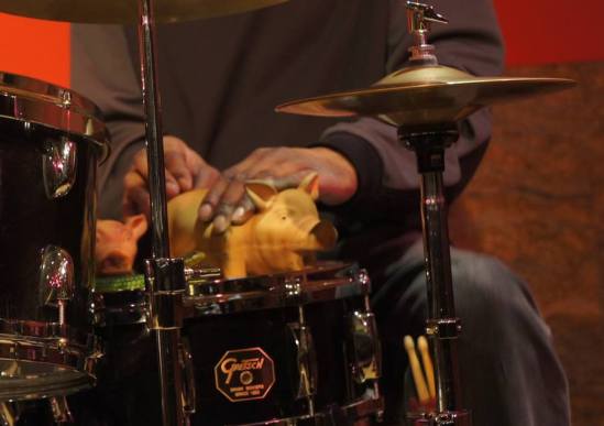Tommy Campbell's TEA~TREE^O@the Kitano Jazz Room 1:2314 (#4)Pigs on a snare drum